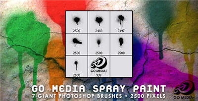 مجموعة كبير من فراشي الفوتوشوب GoMedia%20-%20Spray%20Paint%20Brushes%20for%20Photoshop