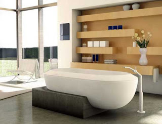 أفكار مبتكرة للأرفف Plinth-bath-storage