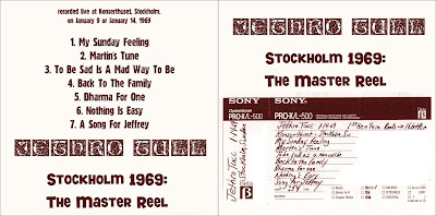 Jethro Tull - The Master Reel, Stockholm 1969 JethroTullMasterReelFront2