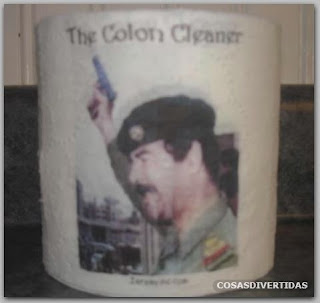 ASI DA GUSTO LIMPIARSE EL.................... Saddam_Toilet_Paper