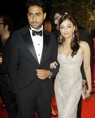 موسوعه صور لملكه جمال الهند اشواريا راى  Aishwarya-Rai-and-Abhishek-Bachchan-at-cannes