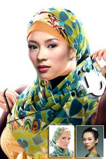 celebrities with tudung (head cover) BaiLingtudung