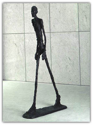 Pongan una escultura en su vida Giacometti