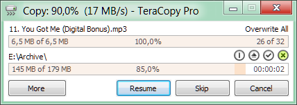 تحميل برنامج TeraCopy  لنسخ ونقل الملفات Teracopy_compact