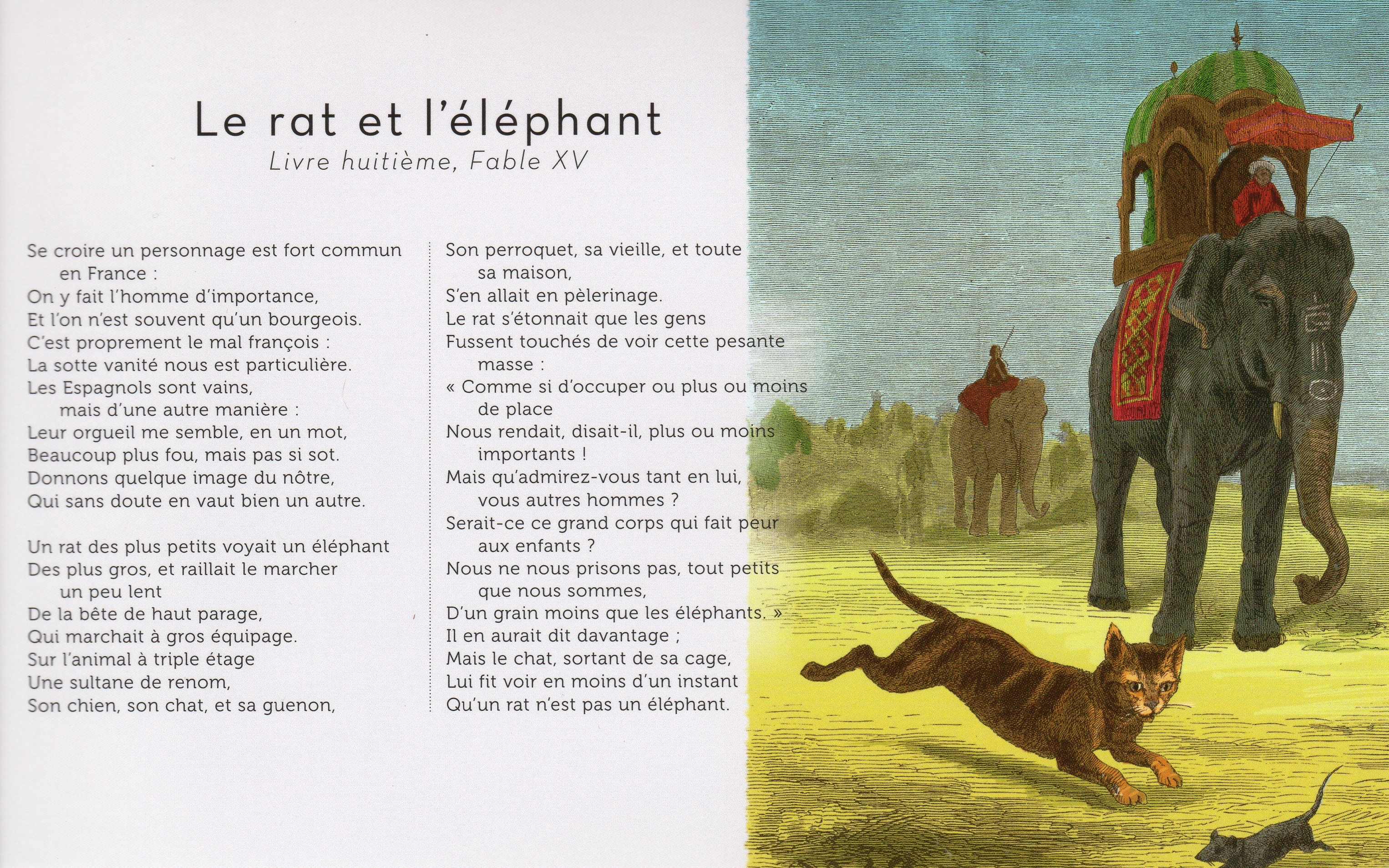 "Le chat et le renard" Jean de La Fontaine+"Combien de paysans." Christian Collin 890fcd27