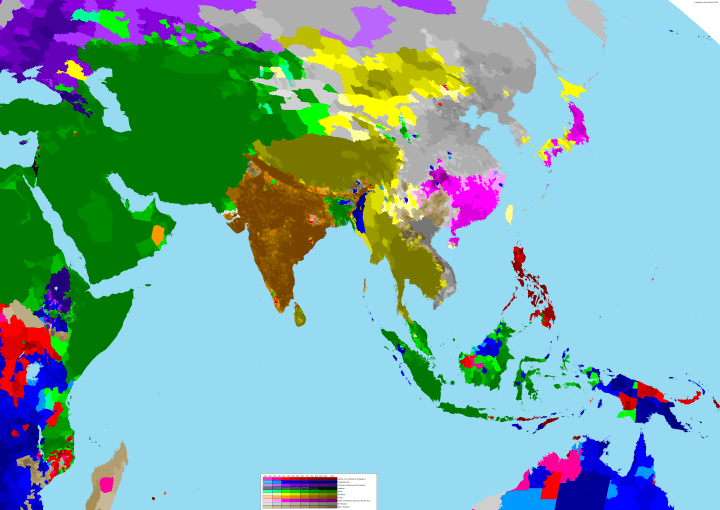 Interesting maps and infographics - Page 2 Asia-religion-map