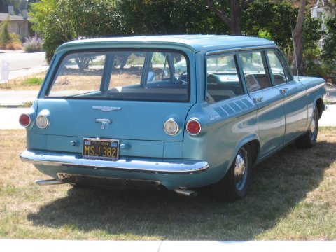 Photo pour les Corvair's Brothers 1961_Chevrolet_Corvair_Lakewood_Wagon_Rear_1