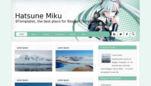 Hatsune Miku Hatsune-miku-blogger-template