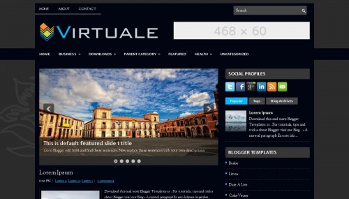 Virtuale Virtuale-blogger-template
