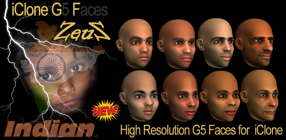 اضافة G5 High Resolution Indian Faces 1461425906_iclone-face-pack-g5-high-resolution-indian-faces