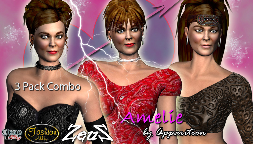 اضافة iClone Character Pack - Amelie COMBO من زيوس 1465815906_iclone-character-pack-amelia-combo