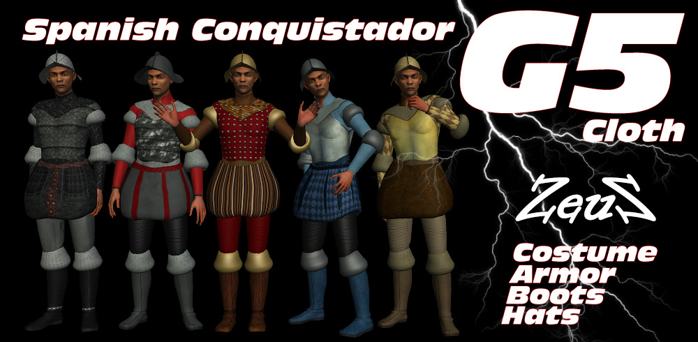 اضافة G5 Cloth Spanish Conquistador  1474554564_iclone-character-pack-g5-cloth-spanish-conquistador