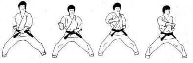 Karate: golpes de puño  Kagi-zuki