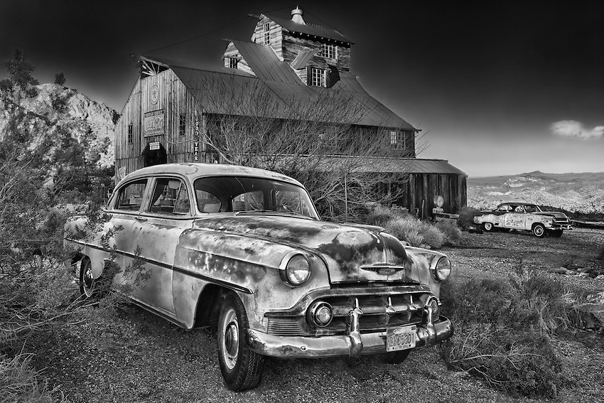 Photography Appreciation - Page 3 IMG-4003-4004-4005-HDR-BWIR-1950s-Chevrolets-Sunset-Nelson-NV