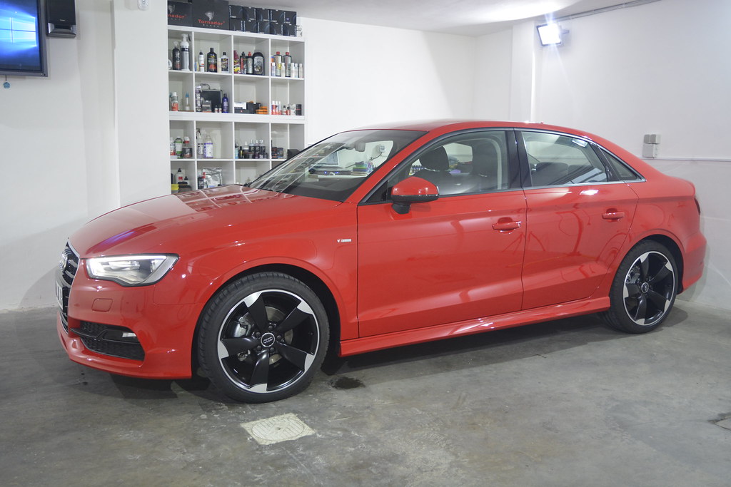 Audi A3 Sedan – Corrección de pintura en un paso + FINEST  27135653610_68dcff4684_b