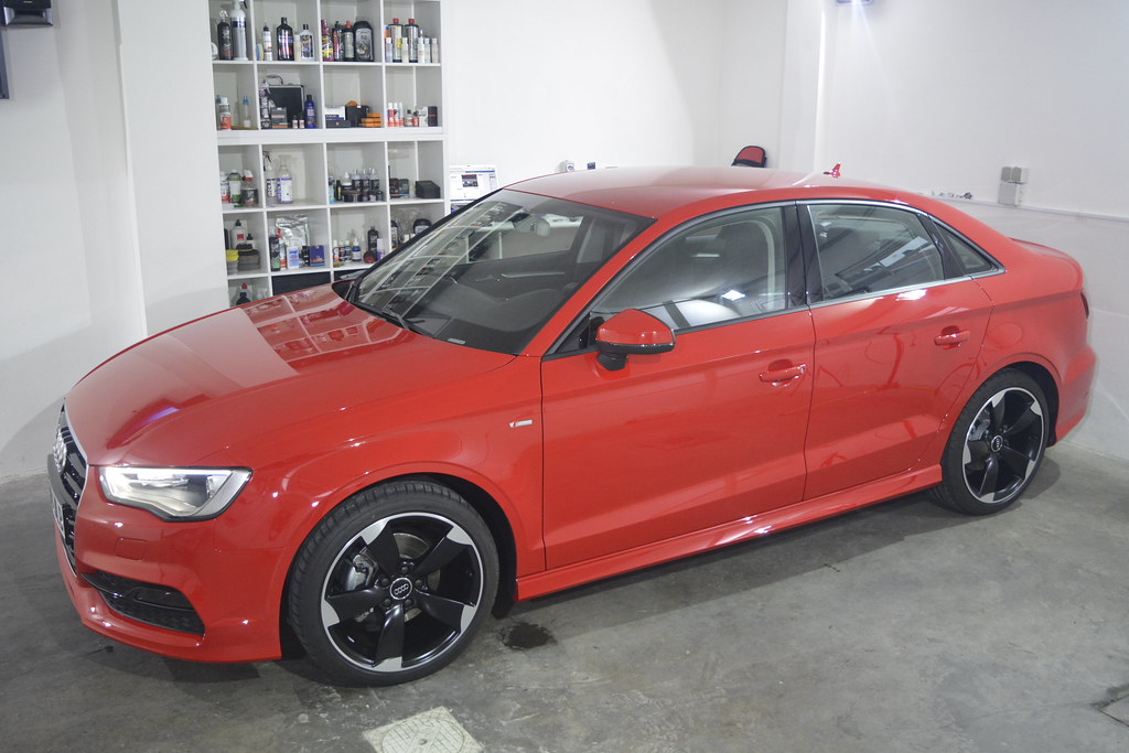 Audi A3 Sedan – Corrección de pintura en un paso + FINEST  27411215325_42de6aef07_b