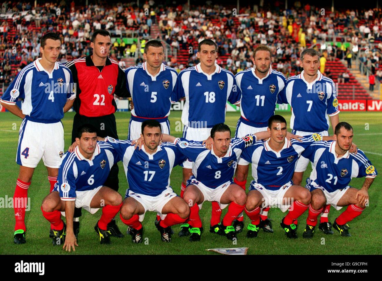 European Championship 2000 (Netherlands & Belgium) Soccer-euro-2000-group-c-yugoslavia-v-slovenia-G9CFPH