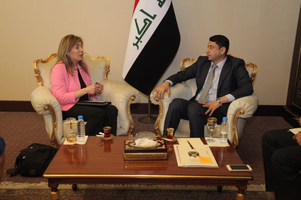 Iraq has passed important milestones to enhance the role of women and empower them to participate in public life 2019-6-14-3