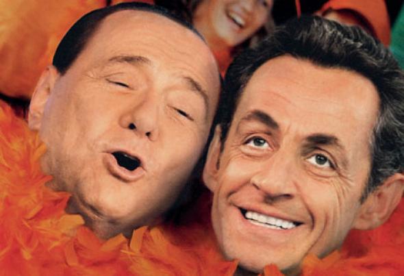 Le coq gaulois, sur la pointe de ses ergots (ou de son ego)... - Page 3 Article_sarkozy-berlusconi-pub-amst