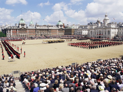 Olympics Test Event Merten-hans-peter-trooping-the-colour-horseguards-parade-london-england-united-kingdom