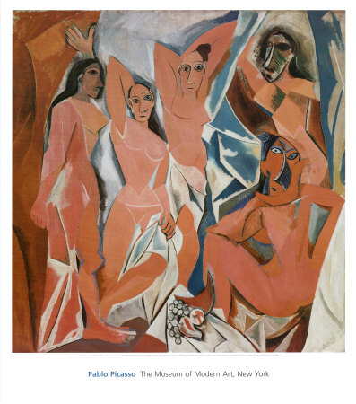 Un tableau  signé Pages - Page 2 Picasso-pablo-les-demoiselles-d-avignon-1907