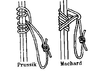 Trim avec épissure en place de sangle ou clamcleat Noeud_autobloc