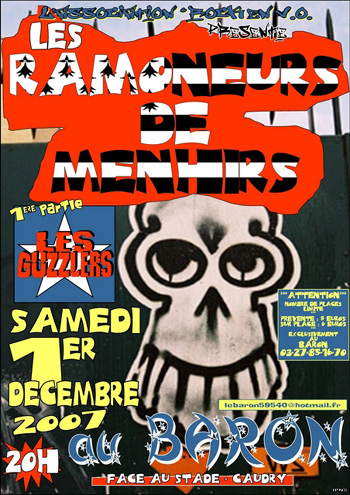 01/12/2007 - Ramoneurs du Menhir + Guzzlers @ Caudry 2007-12-01-ramoneurs