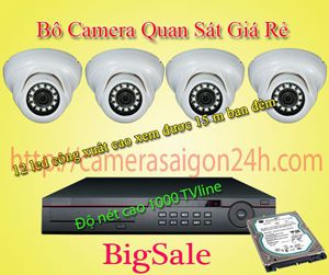 bộ camera quan sát chất lượng cao Camera-bigsale