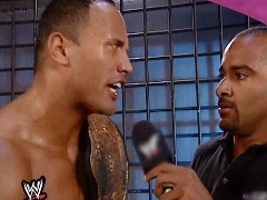 The Rock interview for the first time ever in the TWE!! And CM Punk est demandé!! Rock77