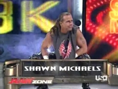 The Heartbreak Kid Shawn Michaels Want A Match HBK_hockt_on_Stage_01