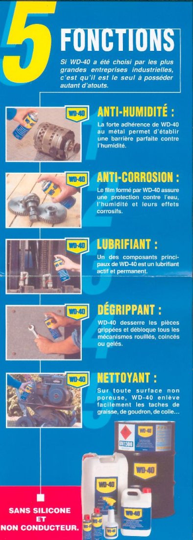 WD 40, le multi usage Wd402