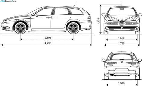 3.2 i V6 24V (250 Hp) Alfa-romeo-156-gta