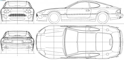 5.9 i V12 48V (420 Hp) Aston-martin-db7-vantage-1999-3