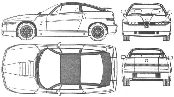 Dessins techniques Alfa-romeo-sz-30