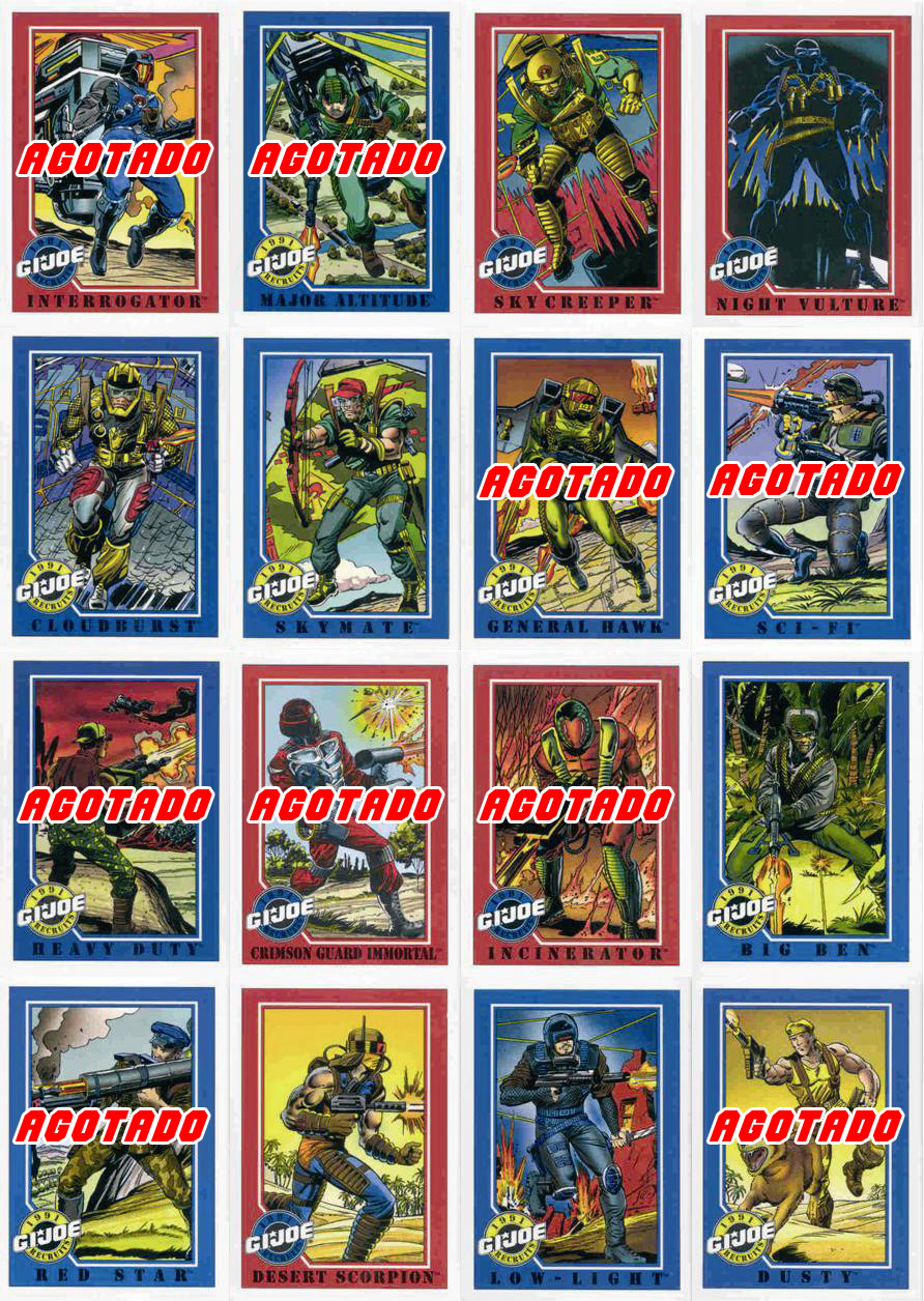 LISTA DE  GI JOE CARDS 1991RECRUITS1