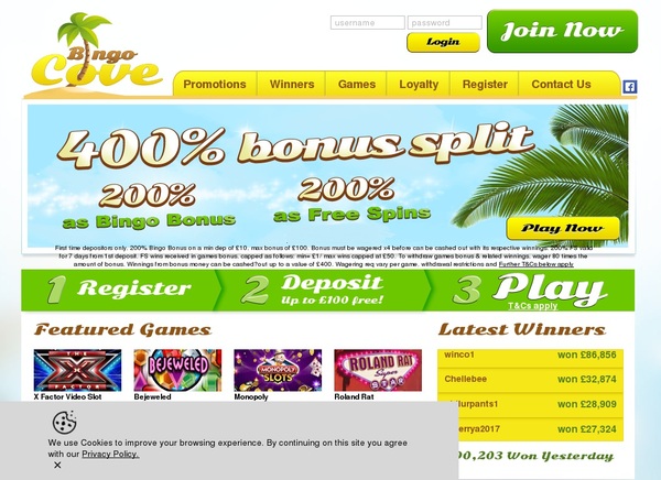 Bingocove Promotions Deal Bingocove-Promotions-Deal