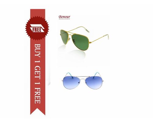 Buy 1 Get 1 Free Offer on Benour Sunglasses @ Infibeam.com Avgldgrnavsilblu.jpg.69e09c9f95.999x500x400