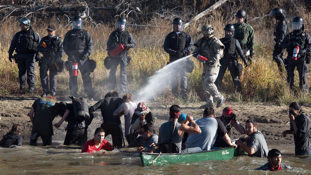 Standing Rock protesters hold out against extraordinary police violence  Standing-rock-protest-2016-11-4