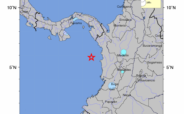 Colombia: Terremoto de 6,7 sacude la costa pacífica   651841