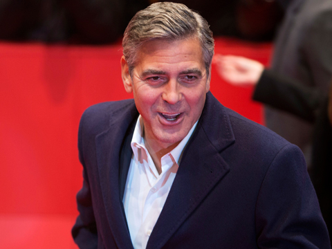 9 October 2014: George Clooney visits ComicCon New York to promote Tomorrowland George-clooney-1-480x360