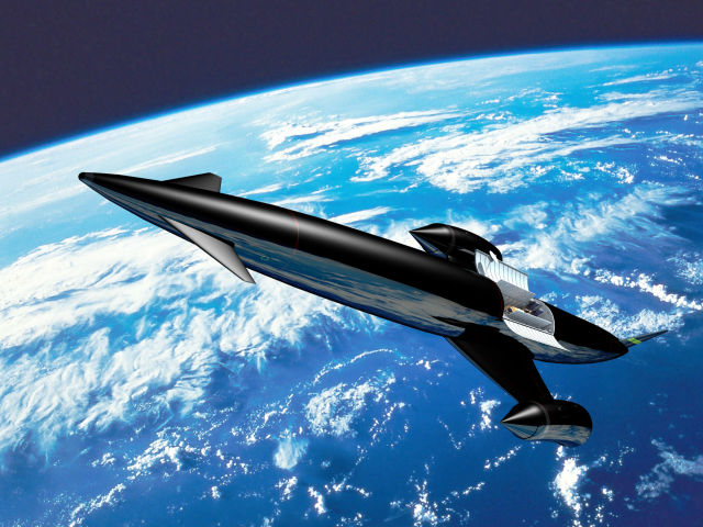 Le projet Sabre (Reaction Engines, UK) Skylon-spaceplane-orbit-render-640x480