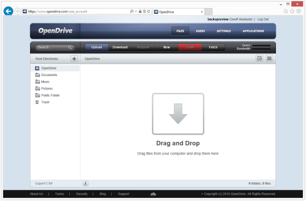 OpenDrive Review: All-in-One Cloud Opendrive-web-interface-600x394