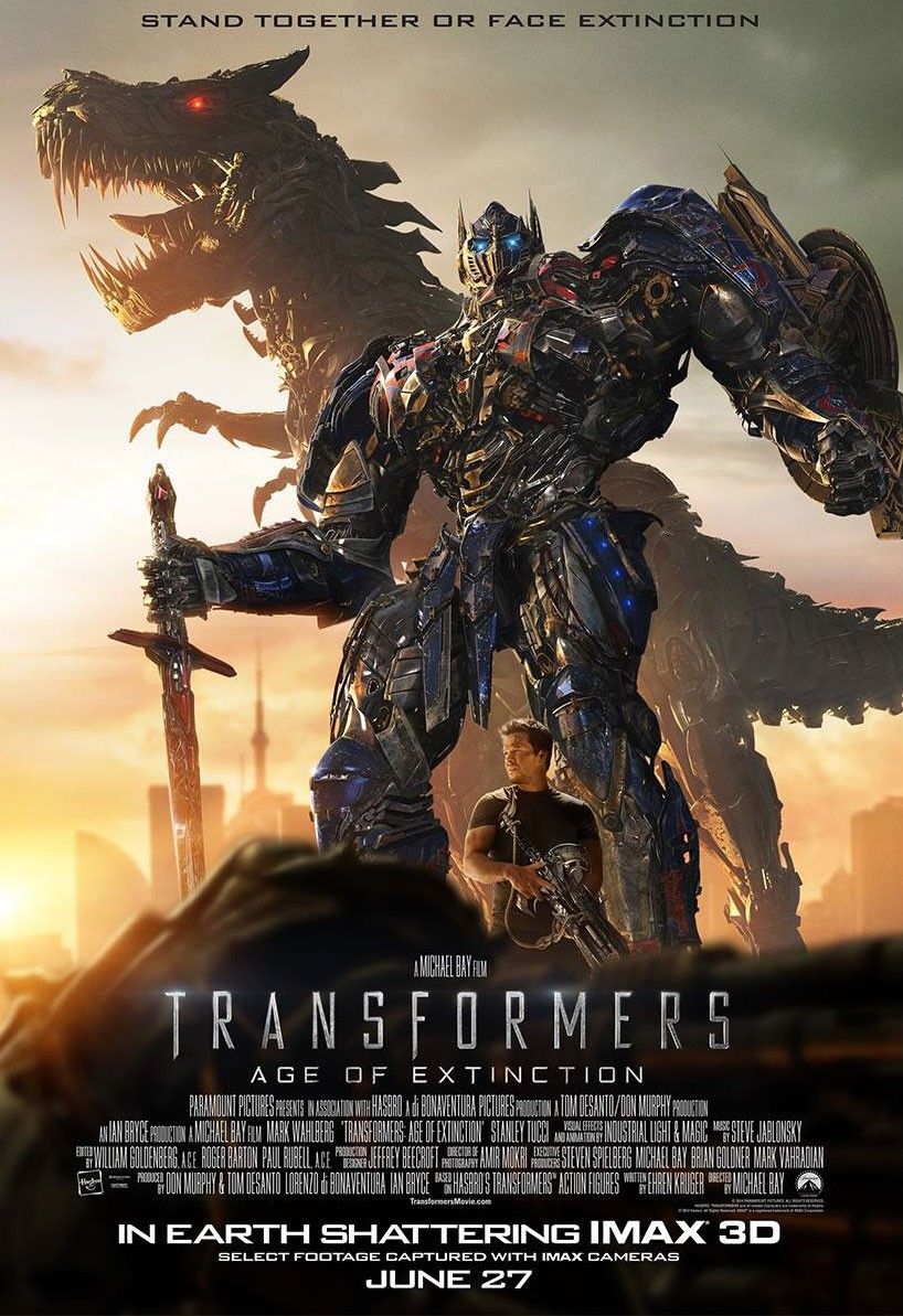 Películas con pésimas críticas pero taquilleras [Final] Transformers-age-of-extinction-poster-dinobots