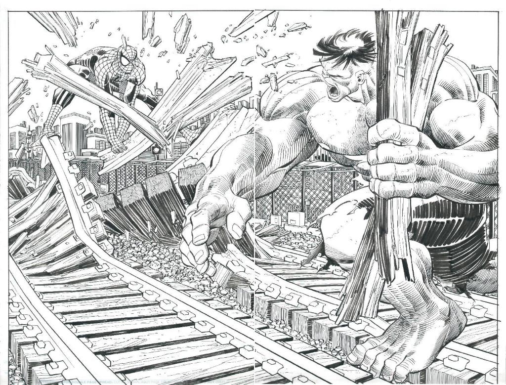 Les planches originales des artistes ! PPSpiderMan14dps