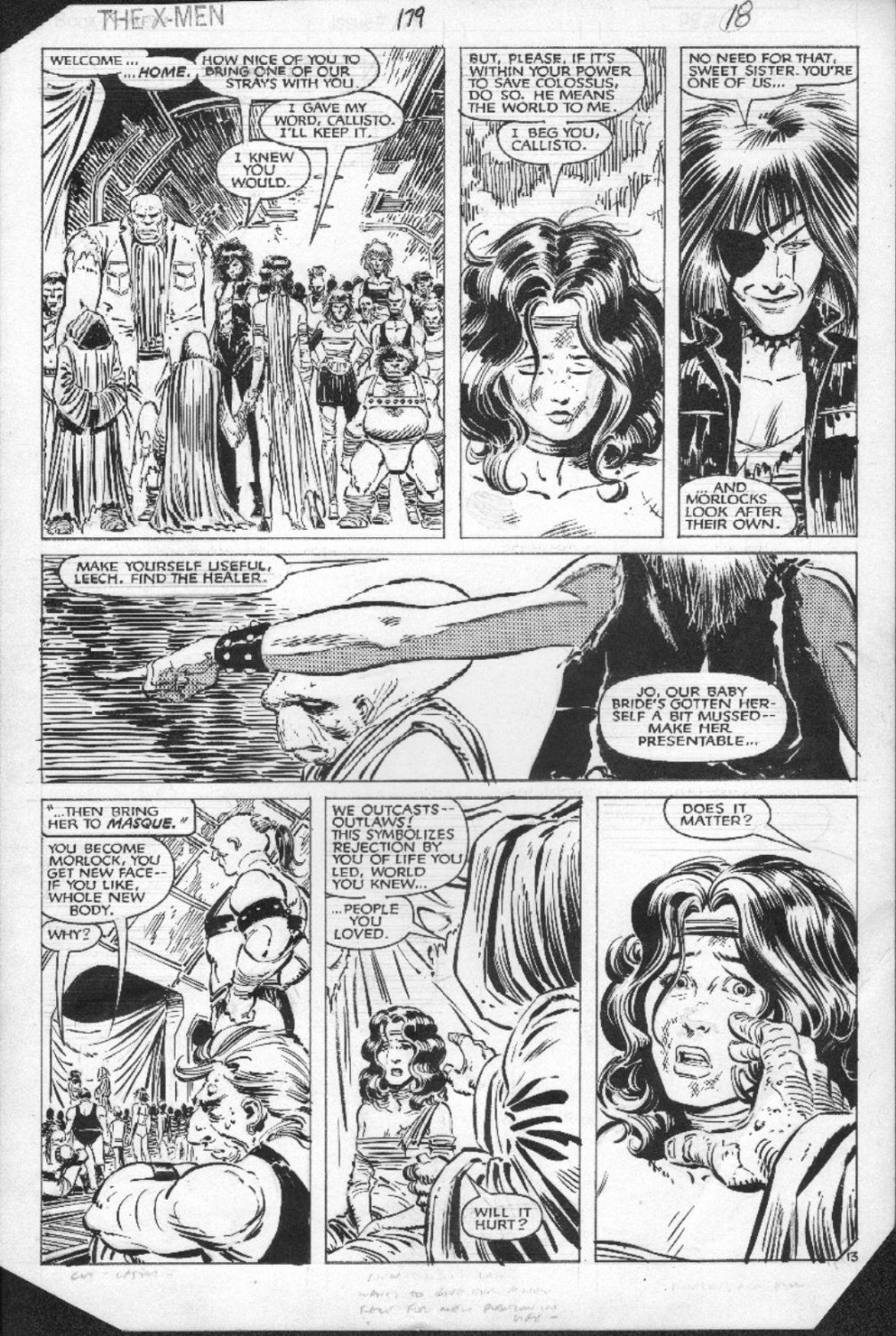 Les planches originales des artistes ! Xmen179p13