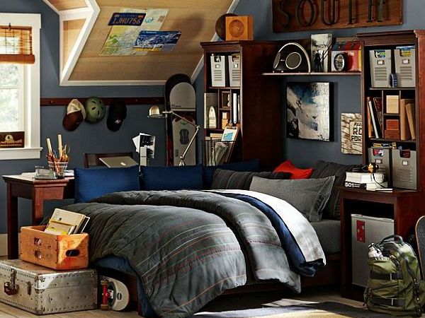 right bedroom  Sports-teenage-boy-bedroom