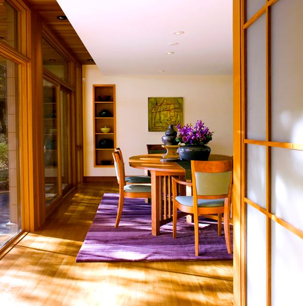 خذني اليك اغفي بين يديك Fabulous-dining-room-covered-in-wooden-surfaces-gets-a-fresh-makeover-with-purple-accents