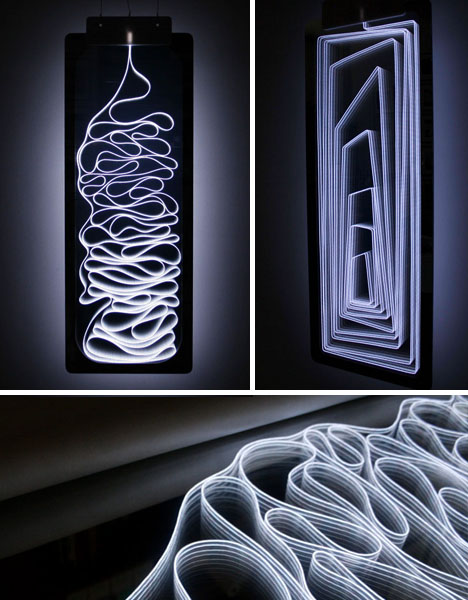  اضاءات فن===== جديد‏  Lighting-wall-art