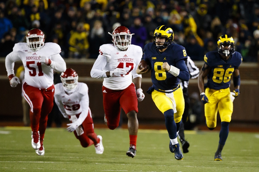 Western goes 11-0; Michigan prevails; 2-pt. conv. fails MSU 9690355-ncaa-football-indiana-michigan