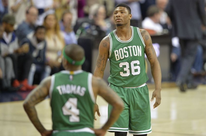 Free Throw Differential Will be Key for the Boston Celtics 8532359-marcus-smart-isaiah-thomas-nba-playoffs-boston-celtics-cleveland-cavaliers-850x560